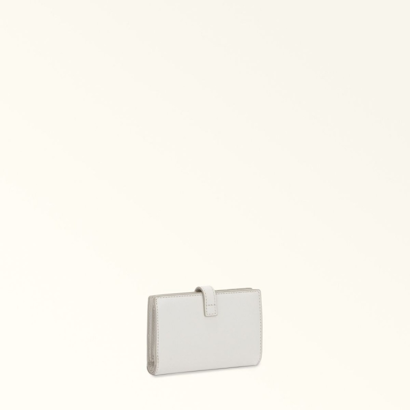 Petits Portefeuilles Furla FLOW Femme Blanche | 5968-DYZCF