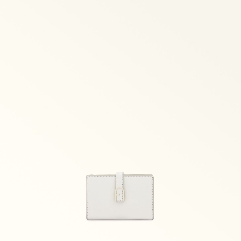 Petits Portefeuilles Furla FLOW Femme Blanche | 5968-DYZCF