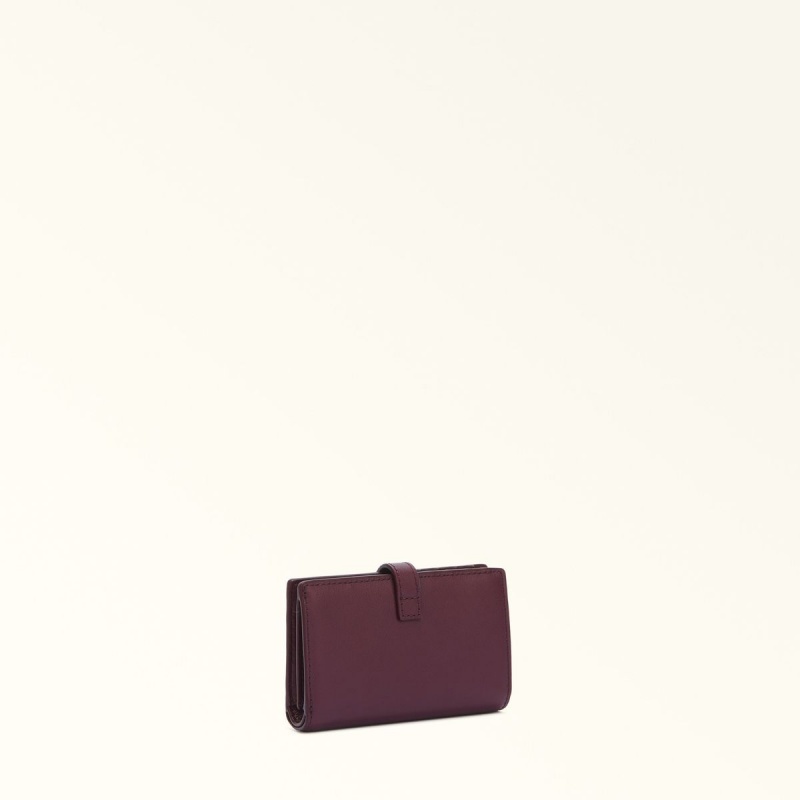 Petits Portefeuilles Furla FLOW Femme Bordeaux | 3097-RLOCV