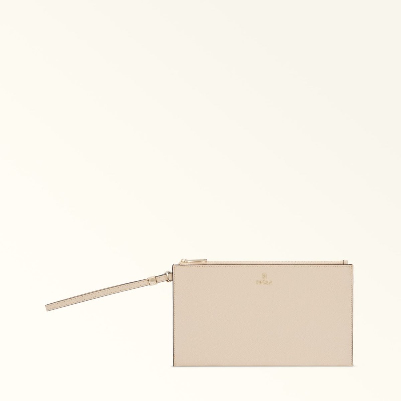 Pochettes Furla CAMELIA Femme Blanche | 5893-FQSTX