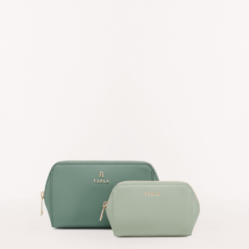 Pochettes Furla CAMELIA Femme Vert | 3579-QNYBT