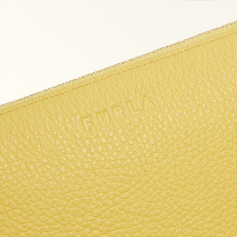 Pochettes Furla OPPORTUNITY Femme Jaune | 5689-NOMPG