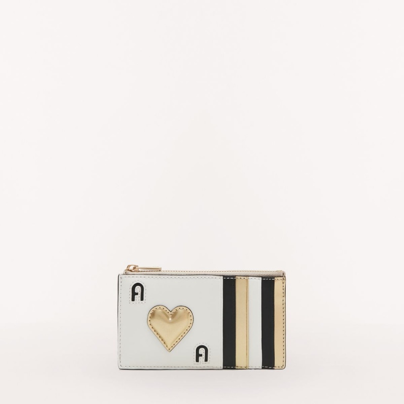 Porte-Carte Furla BOARD GAMES Femme Fleur | 0821-OGNJF