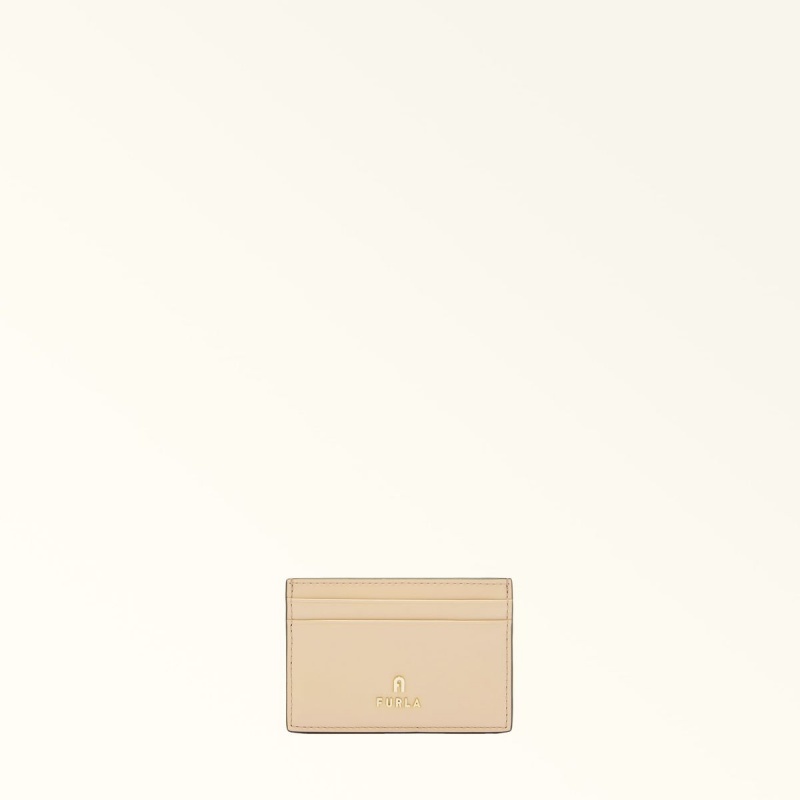 Porte-Carte Furla CAMELIA Femme Beige | 0435-LCFKX