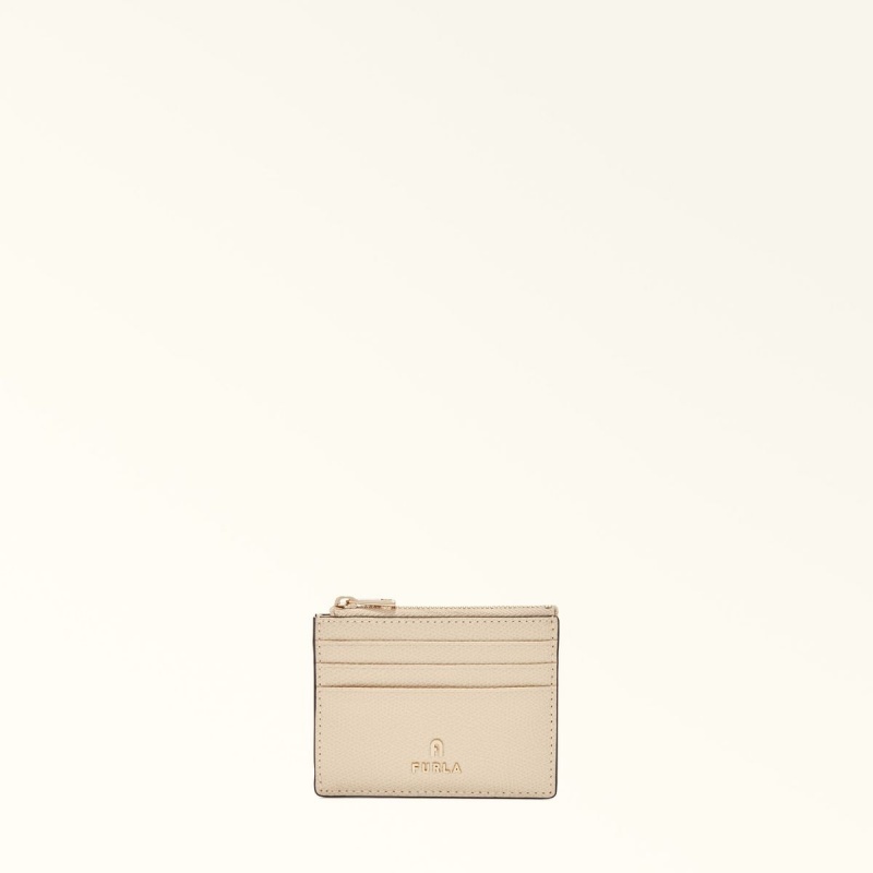 Porte-Carte Furla CAMELIA Femme Blanche | 5467-IHCGB