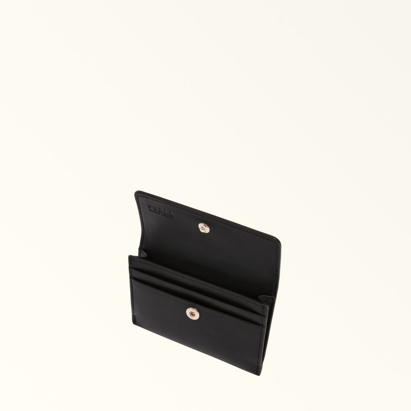 Porte-Carte Furla CAMELIA Femme Noir | 9654-RZETH