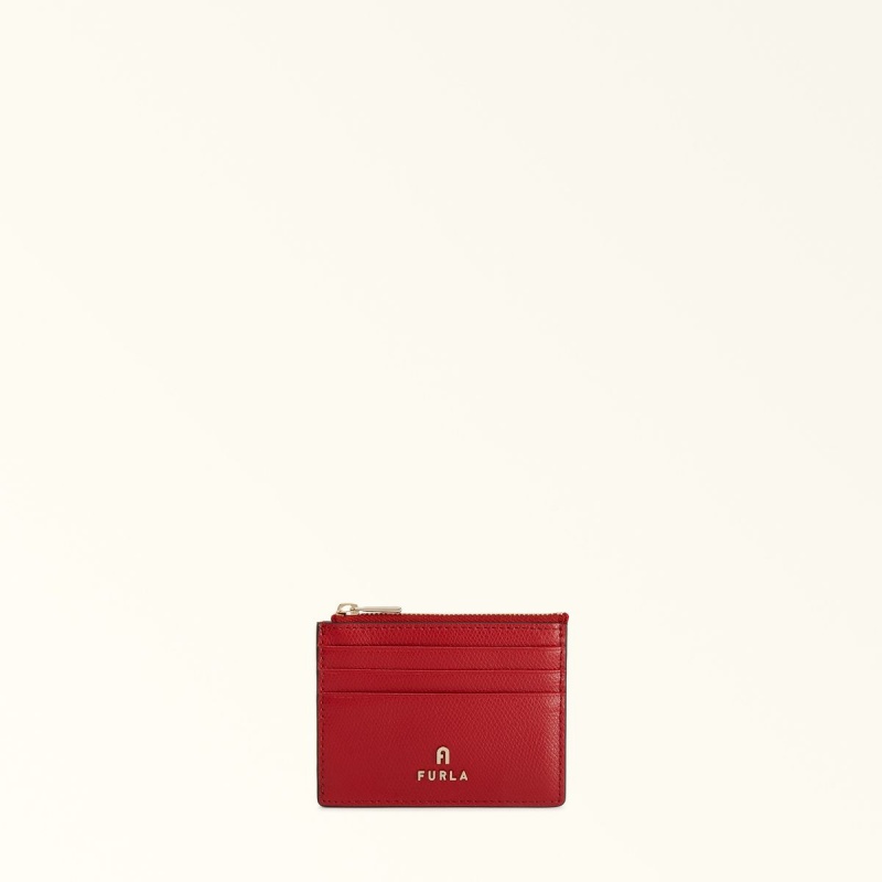 Porte-Carte Furla CAMELIA Femme Rouge | 1047-RIHZT