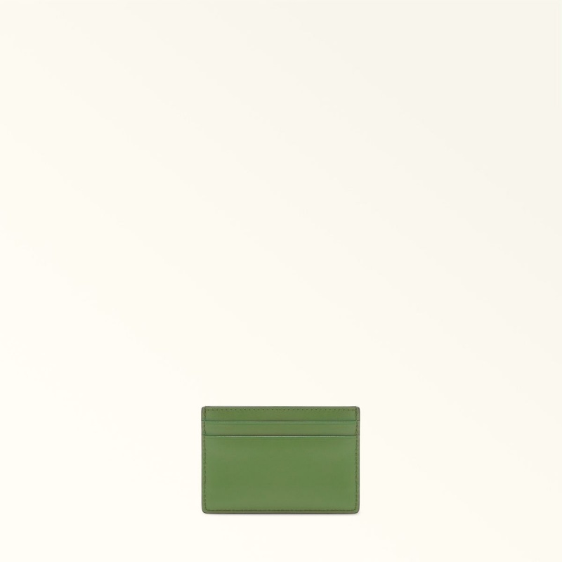 Porte-Carte Furla CAMELIA Femme Vert Foncé | 9231-YKJHP