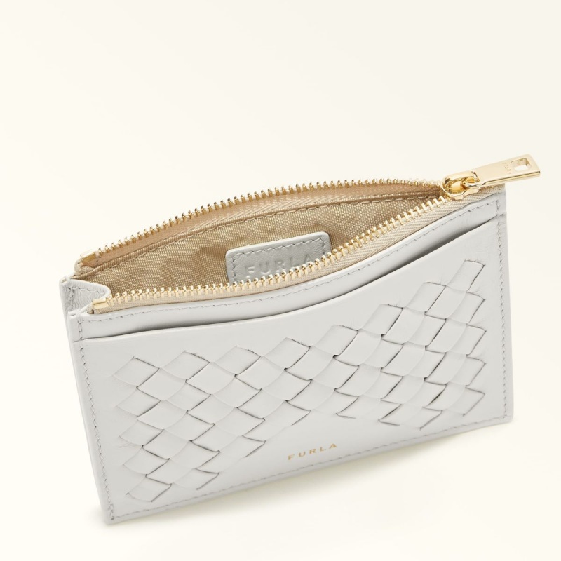 Porte-Carte Furla GERLA Femme Blanche | 0312-LNGTF