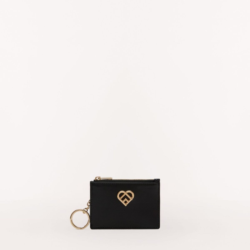 Porte-Carte Furla MY JOY Femme Noir | 8617-EDBQV