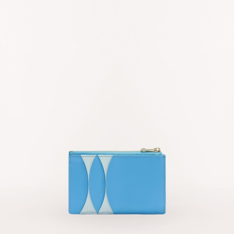 Porte-Carte Furla SFERA Femme Bleu | 7023-SDZRW