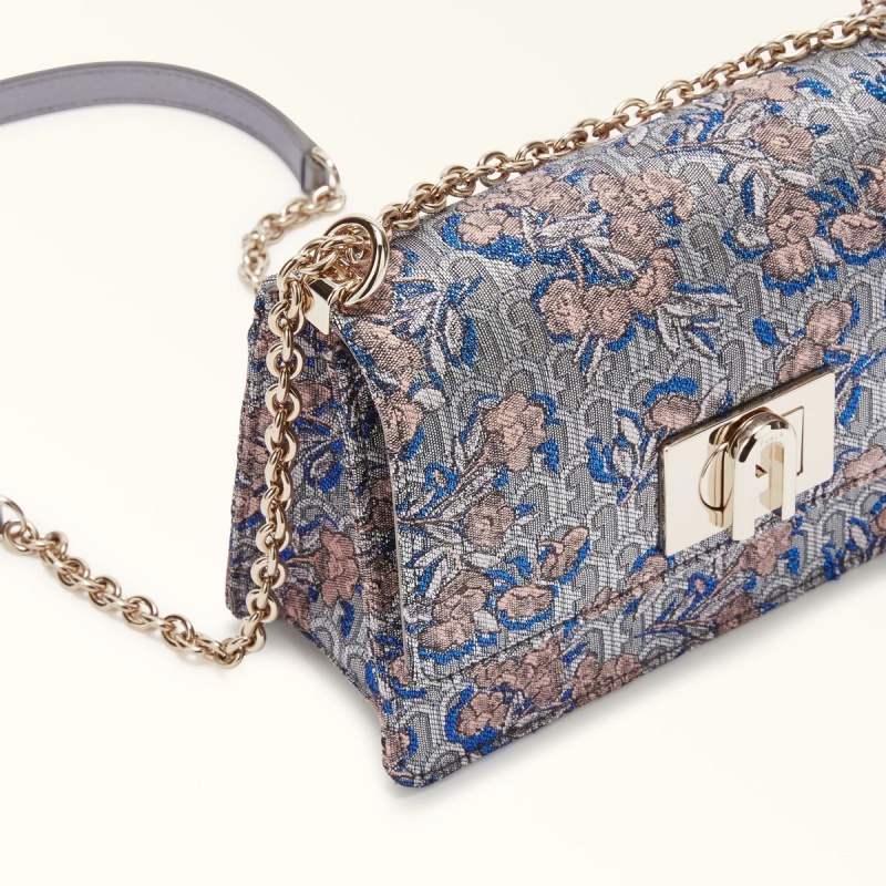 Sac Bandoulière Furla 1927 Femme Argent | 4721-LPQUV