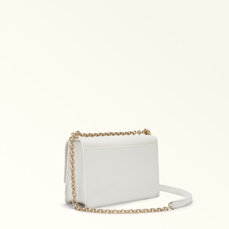 Sac Bandoulière Furla 1927 Femme Blanche | 6174-VSUOC