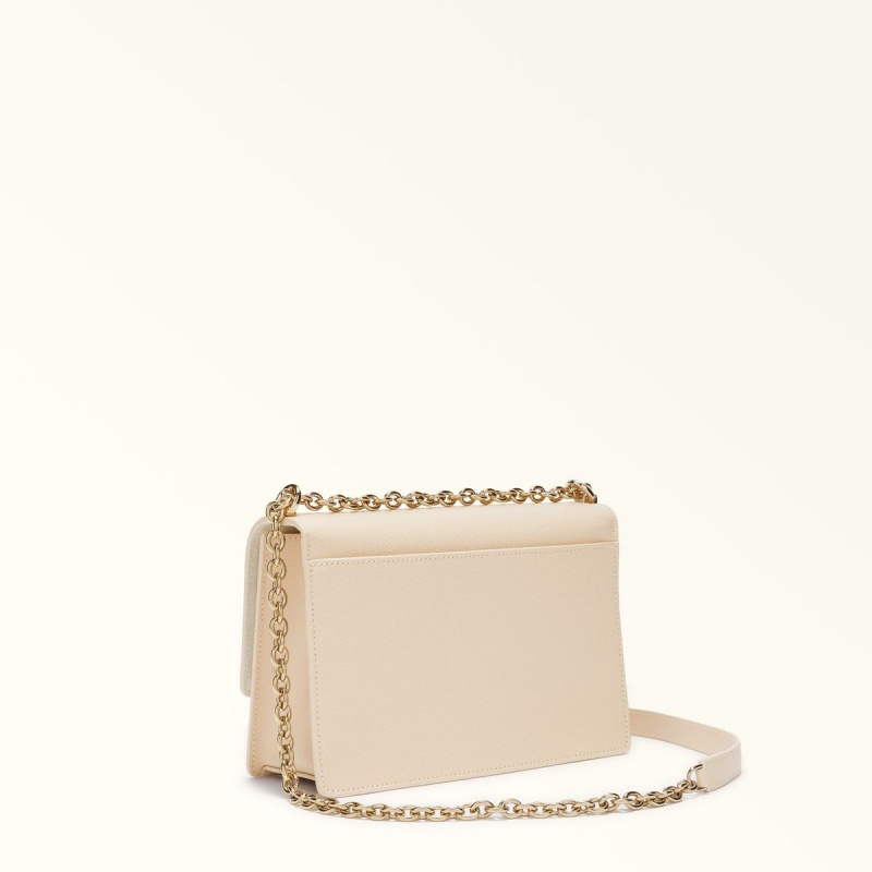 Sac Bandoulière Furla 1927 Femme Blanche | 2350-RLOIG