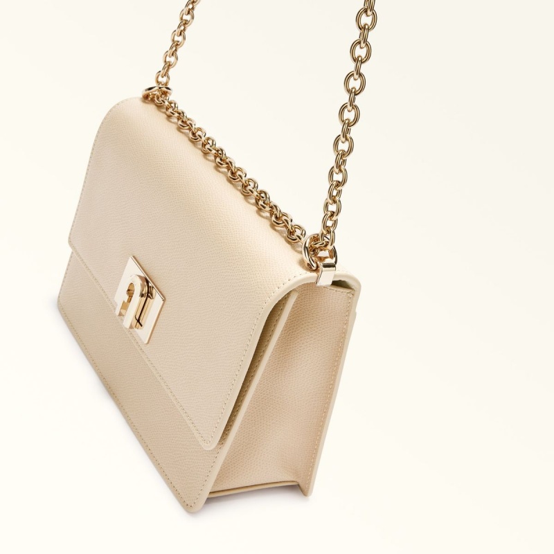 Sac Bandoulière Furla 1927 Femme Blanche | 2350-RLOIG