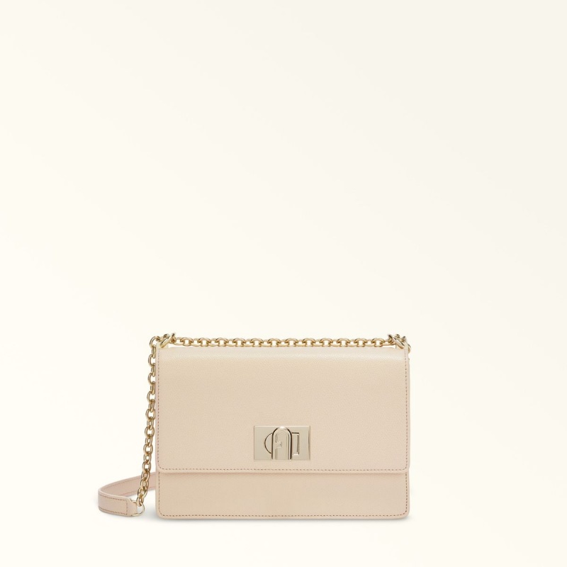 Sac Bandoulière Furla 1927 Femme Blanche | 2350-RLOIG