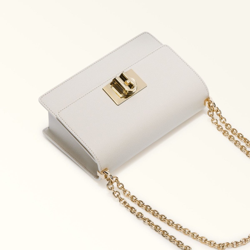 Sac Bandoulière Furla 1927 Femme Blanche | 3504-EYMNV