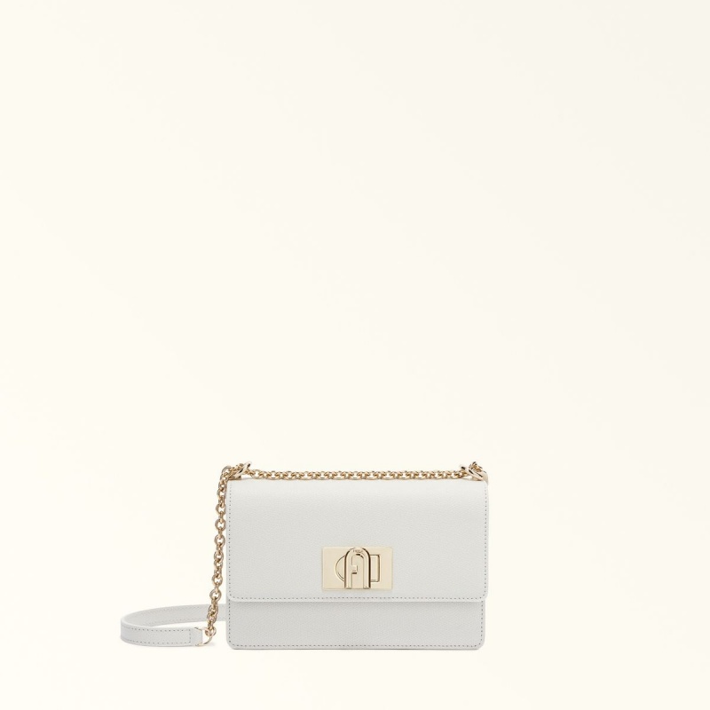 Sac Bandoulière Furla 1927 Femme Blanche | 3504-EYMNV