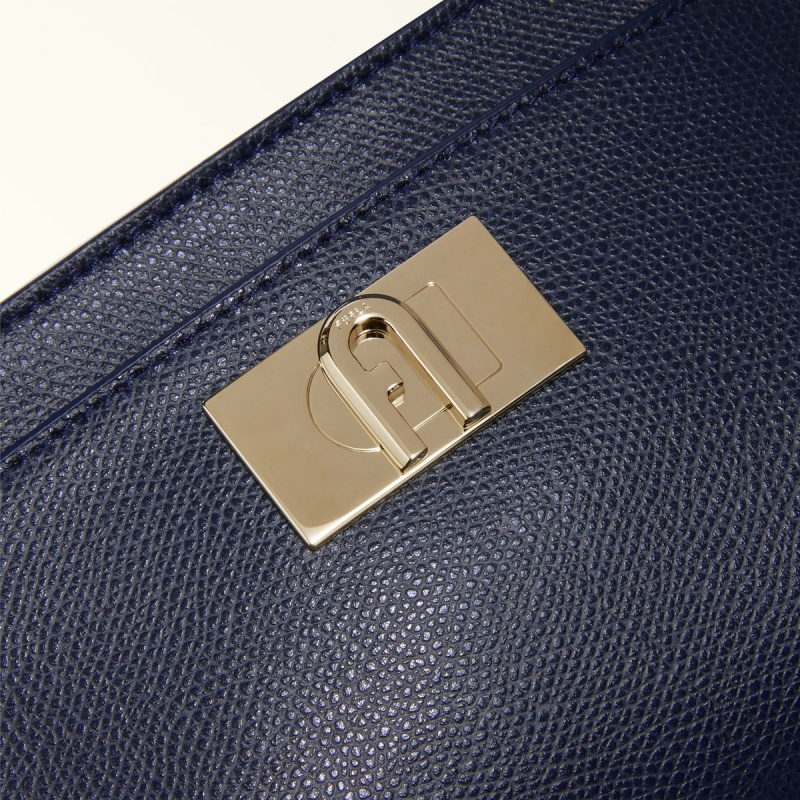 Sac Bandoulière Furla 1927 Femme Bleu Marine | 4208-LACKB