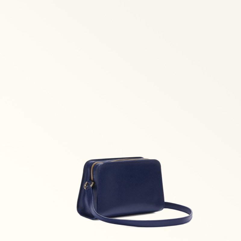 Sac Bandoulière Furla 1927 Femme Bleu Marine | 4208-LACKB