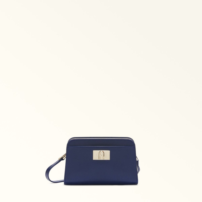 Sac Bandoulière Furla 1927 Femme Bleu Marine | 4208-LACKB