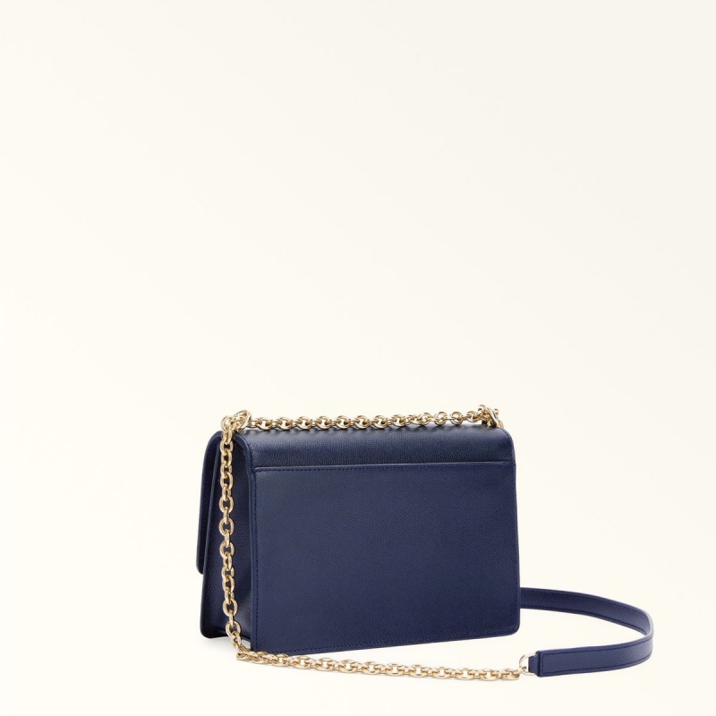 Sac Bandoulière Furla 1927 Femme Bleu Marine | 1672-TENJW