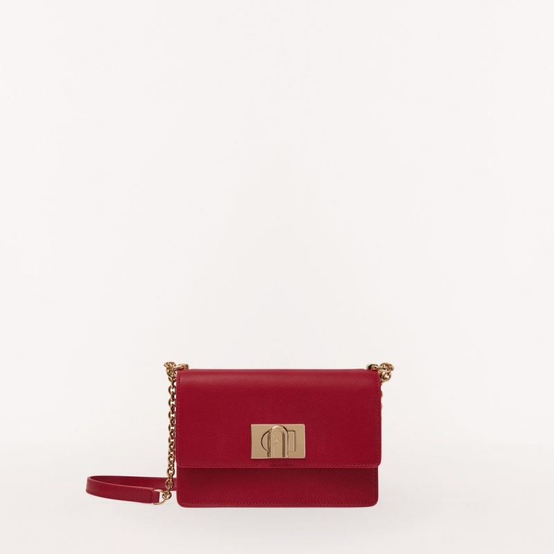 Sac Bandoulière Furla 1927 Femme Bordeaux | 9187-HJNRT