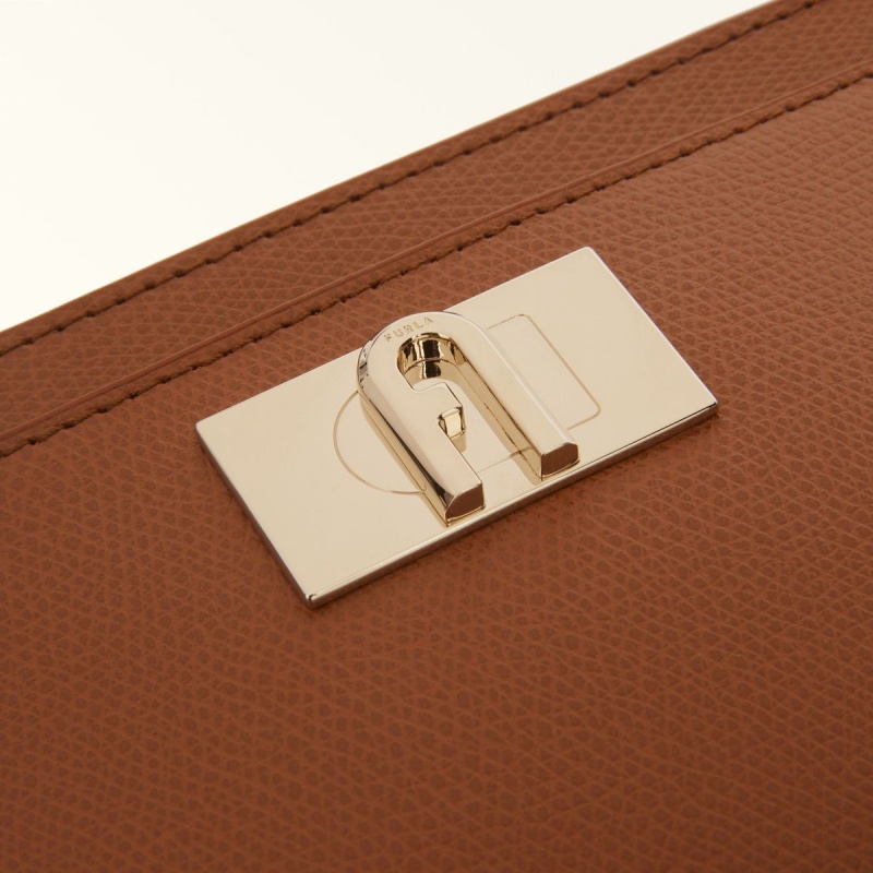 Sac Bandoulière Furla 1927 Femme Marron | 9612-BYNJW