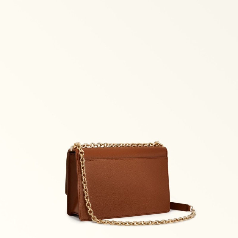 Sac Bandoulière Furla 1927 Femme Marron | 5183-LVZAC