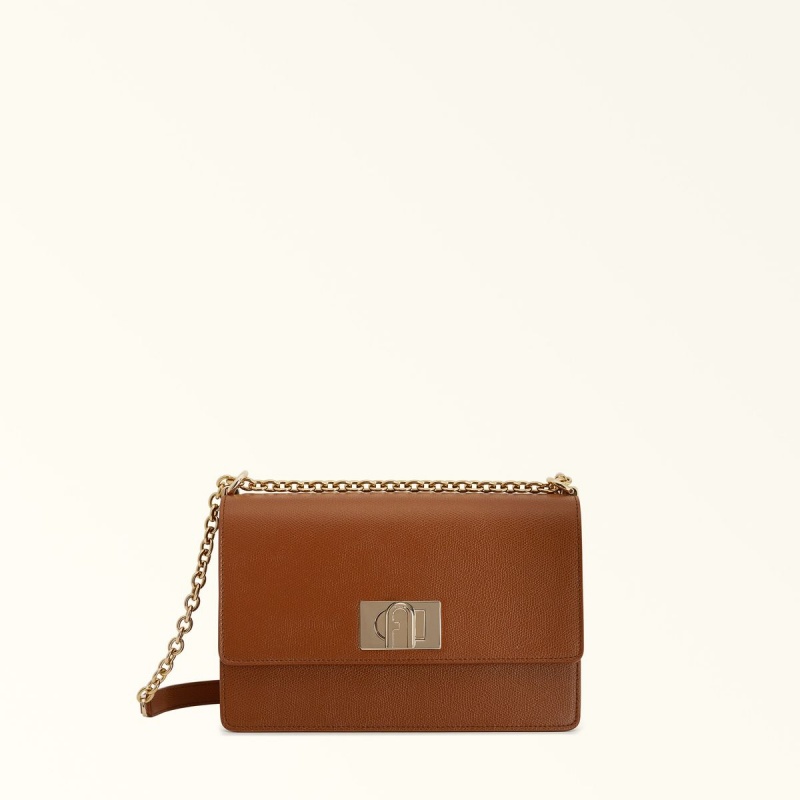 Sac Bandoulière Furla 1927 Femme Marron | 5183-LVZAC