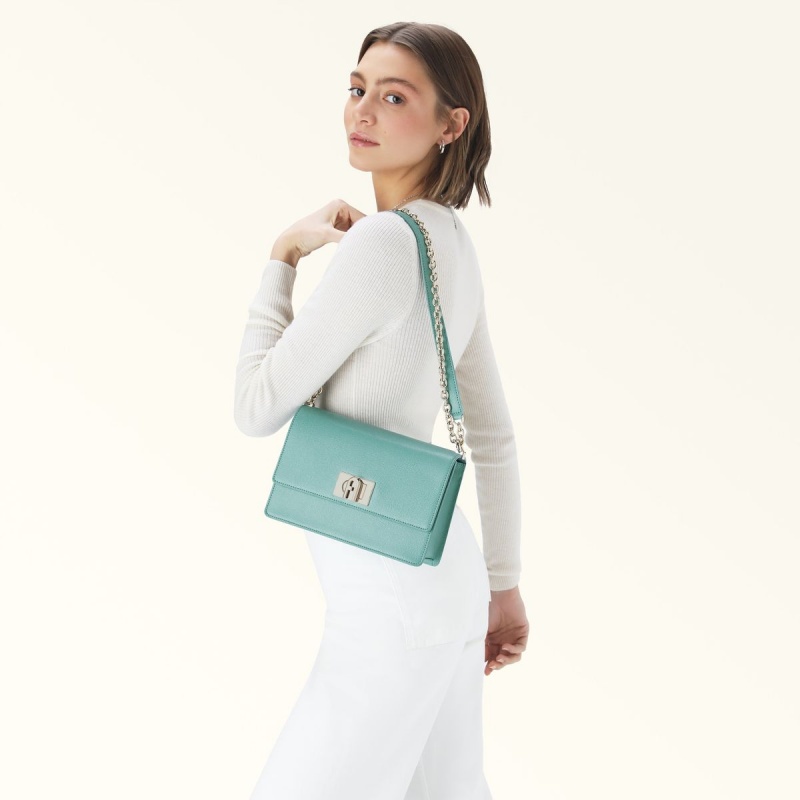 Sac Bandoulière Furla 1927 Femme Menthe | 8920-WCRAP