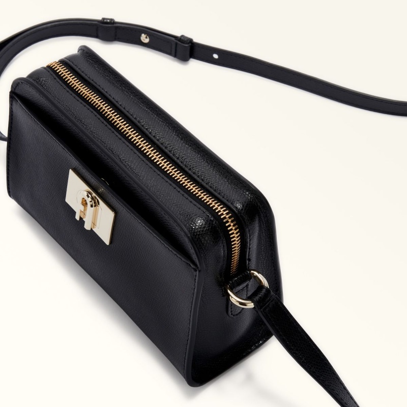 Sac Bandoulière Furla 1927 Femme Noir | 0743-GTWAK