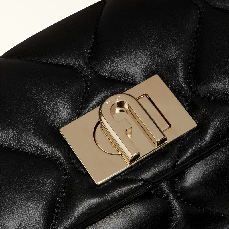 Sac Bandoulière Furla 1927 Femme Noir | 3296-YVECG