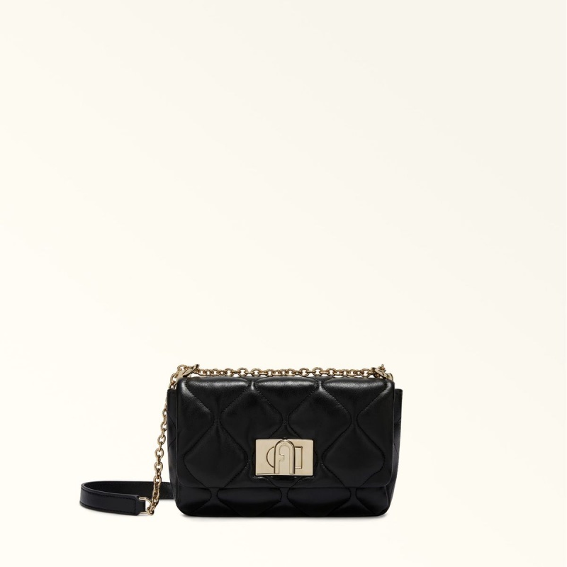 Sac Bandoulière Furla 1927 Femme Noir | 3296-YVECG