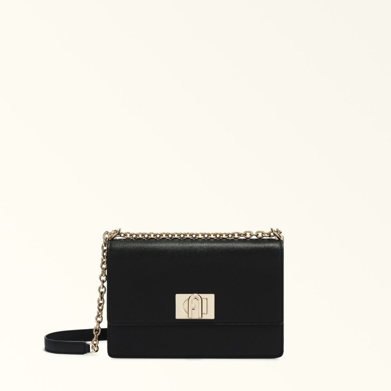 Sac Bandoulière Furla 1927 Femme Noir | 5098-BZKIF