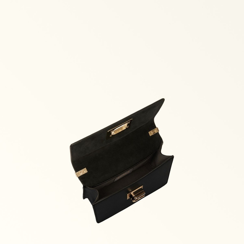 Sac Bandoulière Furla 1927 Femme Noir | 7401-MNCPW