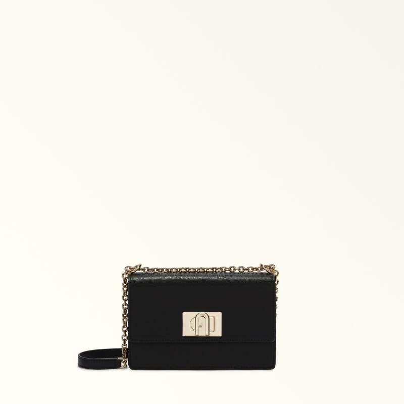 Sac Bandoulière Furla 1927 Femme Noir | 7401-MNCPW