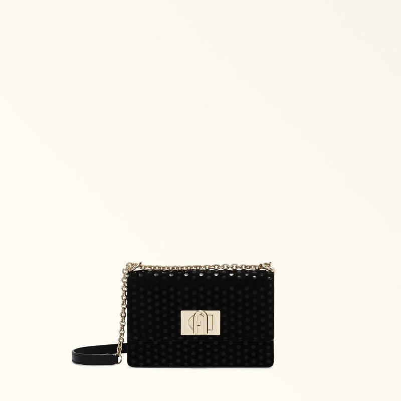 Sac Bandoulière Furla 1927 Femme Noir | 7981-MOLYV