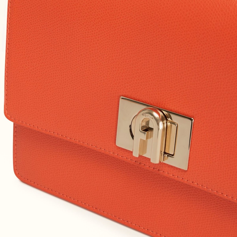 Sac Bandoulière Furla 1927 Femme Orange | 1065-IJSZT