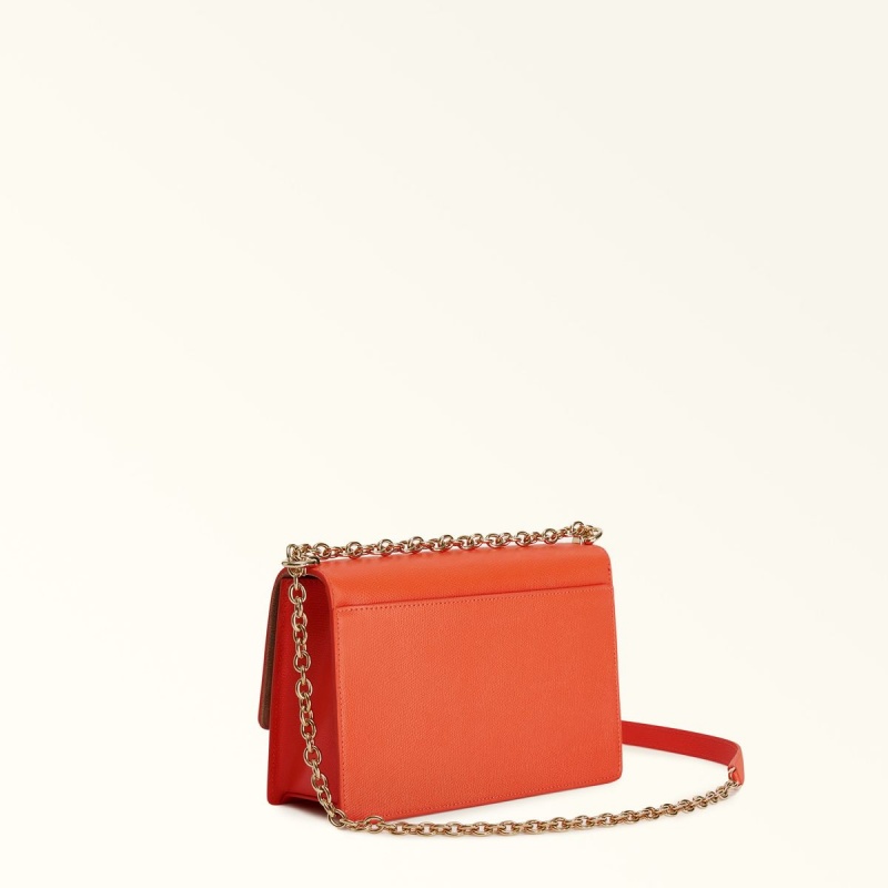 Sac Bandoulière Furla 1927 Femme Orange | 1065-IJSZT