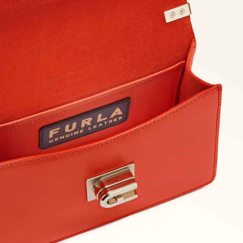 Sac Bandoulière Furla 1927 Femme Rouge | 4075-FSVMW