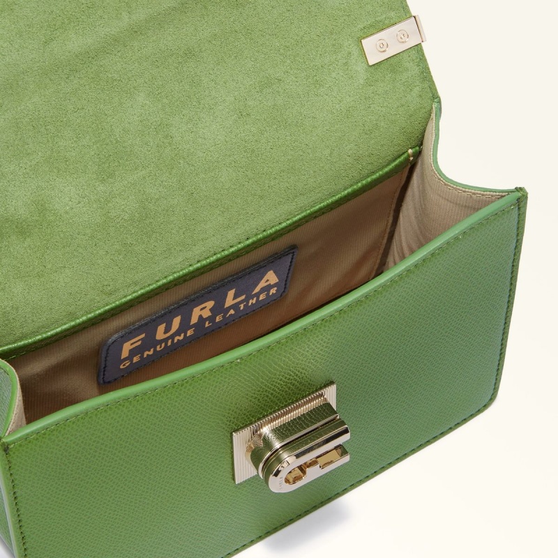 Sac Bandoulière Furla 1927 Femme Vert Foncé | 2476-AFEBG