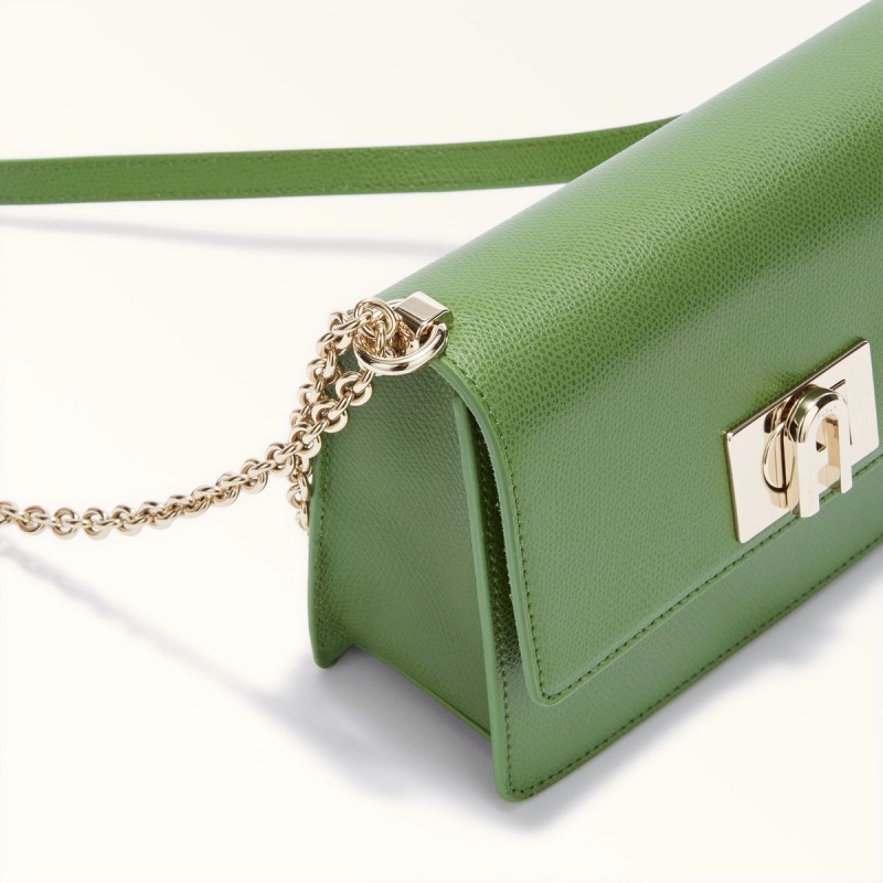 Sac Bandoulière Furla 1927 Femme Vert Foncé | 2476-AFEBG