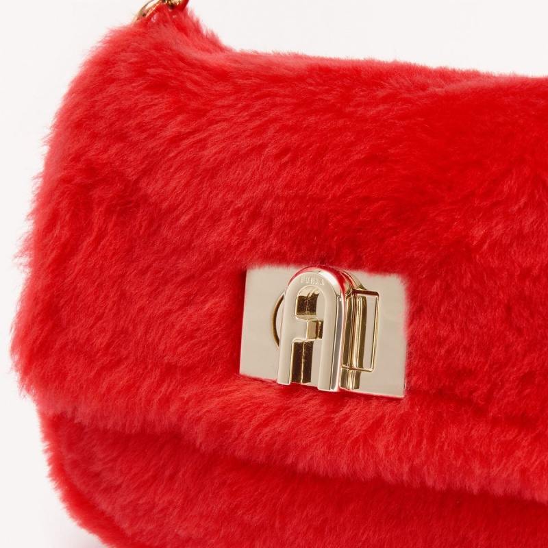 Sac Bandoulière Furla 1927 SOFT Femme Rouge | 8159-OHMTN