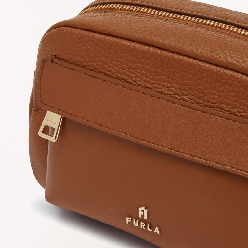 Sac Bandoulière Furla FAVOLA Femme Marron | 2814-UFGHX