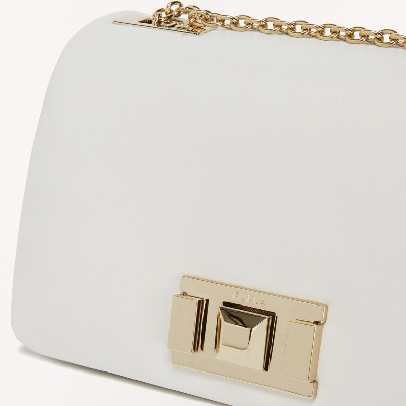 Sac Bandoulière Furla LULU Femme Blanche | 7062-GYBQR