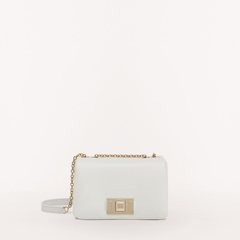 Sac Bandoulière Furla LULU Femme Blanche | 7062-GYBQR