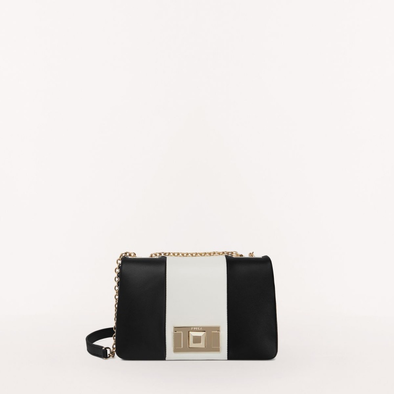 Sac Bandoulière Furla LULU Femme Noir | 6783-EDZJC