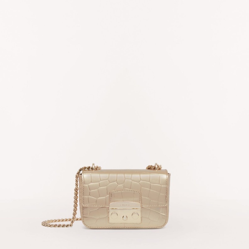 Sac Bandoulière Furla METROPOLIS Femme Abricot | 5132-GMHRN