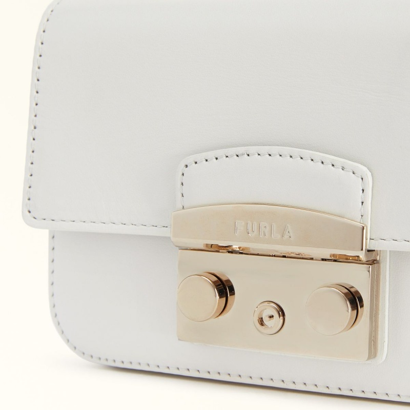 Sac Bandoulière Furla METROPOLIS Femme Blanche | 0483-CGPUT